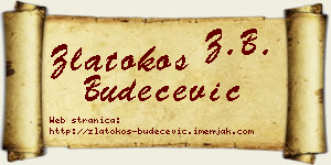 Zlatokos Budečević vizit kartica